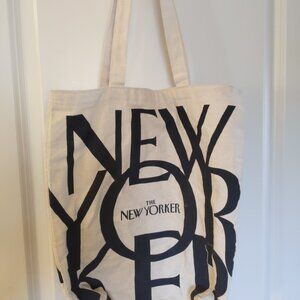 Vintage The New Yorker Magazine Canvas Tote